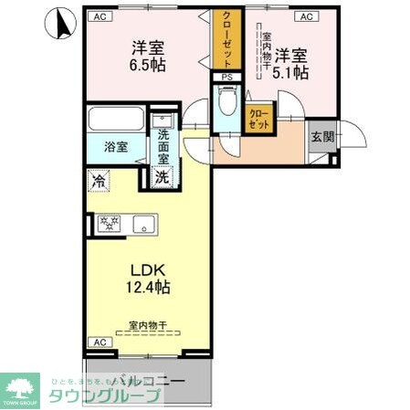 プレミアムメゾン高崎飯塚町IIの物件間取画像